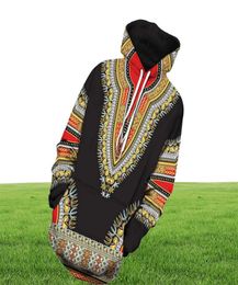 Men039s Hoodies Sweatshirts Lovers Autumn Winter African 3D Print Long Sleeve Dashiki Sweatshirt Top Male6931398