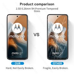 4PCS 9H Premium Tempered Glass Full Cover Screen Protectors Case For Motorola Moto G34 G 34 MotoG34 5G 34G 2024 XT2363-4 6.5"