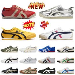 Fashion Top Quality Luxury Tiger Mexico 66 Designer Casual Shoes OG Original Womens Mens Onitsukass Canvas Trainers Brand Tigers Leather Outdoor Sports Sneakers