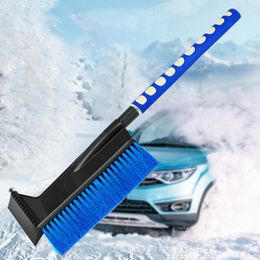 2 In 1 Retractable Car Snow Brush With Long Handle Extendable Auto Ice Scraper Anti Freeze for Automobile Windshield Door Glass
