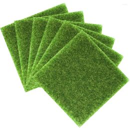 Decorative Flowers Mini Lawn Grass Mat Fake Multi-function DIY Wear-resistant Pad Supply Faux Plant