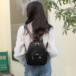 School Bags Women Small Backbags Outdoor Carry-on Backpacks Casual Daily Female Bag Durable Oxford Cloth Fashion Back Pack Super Lightweight