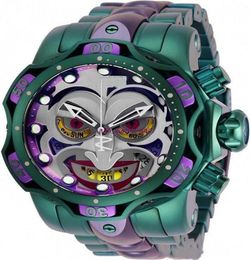 138 Reserve Model 26790 DC Comics Joker Venom Limited Edition Swiss Quartz watch Chronograp silicone belt quartz watchES9434403