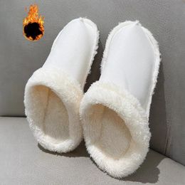 Winter New Hole Shoes Soft Plush Sleeve Cover Detachable Shoes Pad Washable Warm Fluffy Thick Insoles Replacement For Slippers