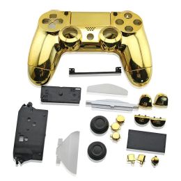Cases PS4 Full Set Housing Shell buttons For PS4 V1 Controller Case Cover PlayStation 4 DualShock 4 Wireless Gamepad Plating Chrome