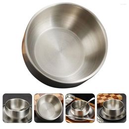 Bowls Stainless Steel Rice Bowl Kitchen Essentials Home Mixing Utensil Metal Storage Organizer Prep Cooking Containers