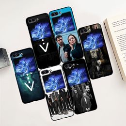 Cukur TV Series Turkish Case for Samsung Galaxy Z Flip5 Hard PC Mobile Phone Bag Cover Z Flip 5 Zflip5 Black Folding Coque Funda