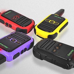 Walkie-talkie professional mini color ultra-thin ultra-small USB direct charging