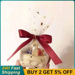Modern And Minimalist Design Wooden Chip Basket Decorations Small Size Storage Basket Fashionable Home Decorations Light Weight