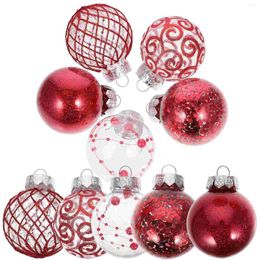 Decorative Figurines 30pcs Christmas Tree Ball Hanging Decor Pendant Party Xmas Favour