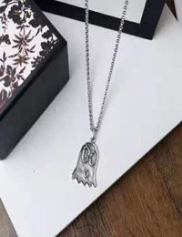 New cartoon ghost designer Jewellery doublesided couple models hiphop designer necklace9257847
