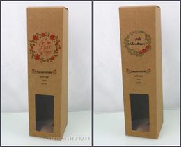 Gift Wrap Custom Kraft Paper Box/Olive Oil/skincare Cream/Potion/Essential Oil/bottle Box/Custom Bottle Packaging Boxes 600pcs/lot
