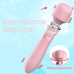10 Speed USB Charging Wand AV Vibrator sexy Toys for Woman Clitoris Stimulator G Spot Vibrating Dildo for Adults Game sexy Shop