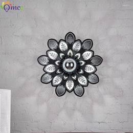 Wall Lamps Corridor Balcony Creative Ceiling Light Vintage Retro Nostalgic Lamp Bedside Flower Black White Decorative Sconces