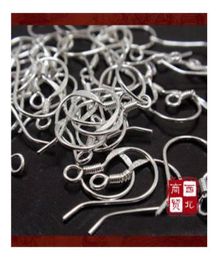 1000pcslot Sterling 925 Silver Earring Findings Fishwire Hooks Jewelry DIY 15mm fish Hook Fit Earrings40185953547539