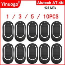 Rings Alutech AT4N Remote Control for Gate 433MHz Dynamic Code For Garage Gate Keychain Barrier Code Grabber Wireless Transmitter Key