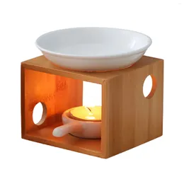 Candle Holders Home Decor Wedding Aroma Burner Holder With Tray Birthday Restaurant Warmer Purifying Office Bedroom Gift