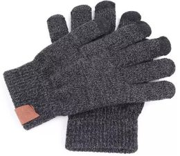 Knitted Gloves Man Woman Solid Winter Warm Portable glove outdoor sports Five Fingers touch screen Gloves9386171