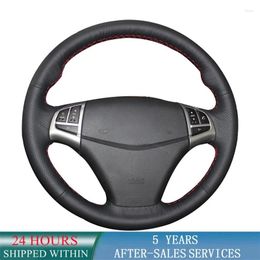 Steering Wheel Covers Car Cover For SsangYong Korando 2011-2024 DIY Customised Original Microfiber Leather Braid