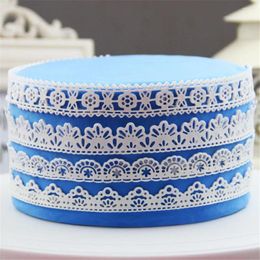 Baking Moulds Mom&Pea GX152 Silicone Big Size Lace Mold Cake Decoration Fondant 3D Food Grade Mould