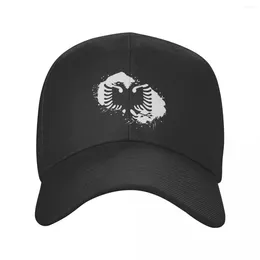 Ball Caps Fashion Albania Emblem Sovereign Baseball Cap Unisex Adult Albanian Flag Adjustable Dad Hat For Men Women Sports