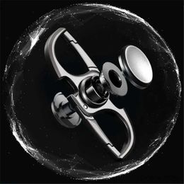 Decompression Toy Hand Spinner Fingertip Gyro Keychain Creative Gifts Anti-Anxiety Toys Stainless Steel Car Key Waist Pendant Ring Bottle Opener