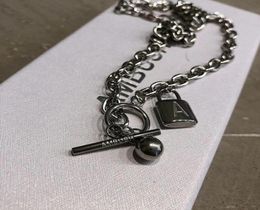 2021 New 53cm Titanium Alloy Solid Ambush Key Lock Necklace Men Women Top Version Accessories 795t96954484075657