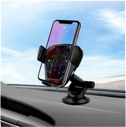 Wireless car charger Premium Package Qi Fast wireless Charger Windshield Dashboard Air Vent Phone Holder for iPhone 8 11 pro Note 3494402