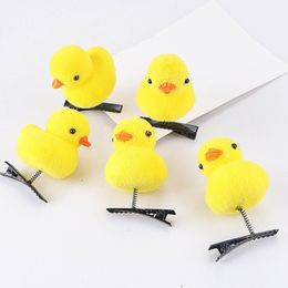 Set of 10 Duck Hair Clip Barrettes Animal Hairpin Hair Accessory for Kids