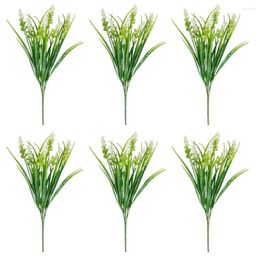 Decorative Flowers Artificial Plant Vibrant Realistic Simulation Lavender Plants Non-withering Easy Maintenance Greenery For A Natural