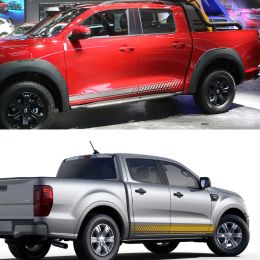 Pickup Door Side Stripes Stickers For For Ford Ranger F150 Chevrolet Silverado Toyota Hilux Volkswagen Amarok Auto Accessories