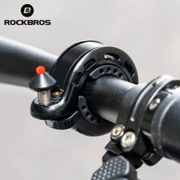ROCKBROS Bicycle Bell MTB Road Cycling Horn Bike Handlebar Bell Q-Type Hidden Bell Safety Rainproof Anti-Slip Bike Accessories