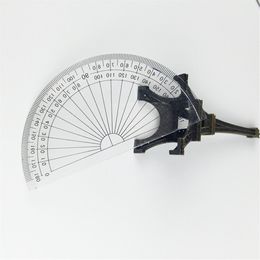 Inch 10cm Plastic Degrees Protractor for Angle Measurement Rulers School Office Student Math (Transparent)