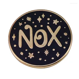 Brooches Darkness Spells Nox Inspired Enamel Pin Magical And Bookish Decor