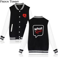 Frdun TWICE Baseball Jacket New Style Popular HipHop Harajuku Streetwear Fashion Autumn Winter Unisex Warm Jacket2608563