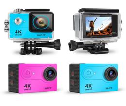 EKEN H9 Action Camera Ultra HD 4K 30fps WiFi 20quot 170D Underwater Waterproof Helmet Video Recording Cameras Sport Cam 2631773