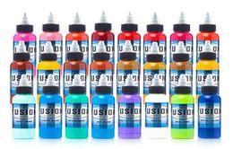 New Fusion 16 Color Tattoo Ink Set Pigment Permanent Tattoo Ink Tattoo Supplies 30ml Set9788427