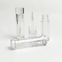 Storage Bottles 1Pcs Empty Portable 5ml Thick Wand Lip Gloss Tube Plastic Glaze Tubes Clear Transparent Cosmetic Packing Container