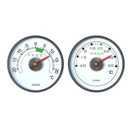 High Accuracy 50mm Dial Type Temperature Gauge Mini Car/Refrigerator Thermometer