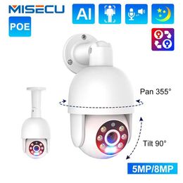 IP Cameras FHD 5MP 8MP 4K PoE PTZ IP CCTV Camera Video Surveillance Security Outdoor Ai Human Detection Audio Street For Misecu NVR 24413