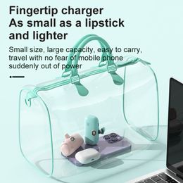 Mini Pocket Capsule Power Bank 5000mAh Emergency Portable Phone Power Banks Fast Charging Lighting Type-c Charger Powerbank