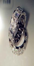 18K White Gold Natural 3 Carats Moissanite Jewellery Gemstone Bizuteria Solid 18 K Gold Anillos De Ring for Women Men Accessories9353122