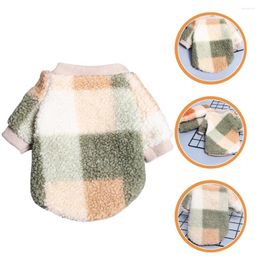 Dog Apparel Pet Plush Clothes Guinea Cat Garment Washable Roll Winter Puppy Warm For Small Dogs