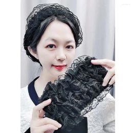 Scarves Lace Turban Hats Fashion Muslim Breathable Headscarf Summer Elegant Beanie Hat Women