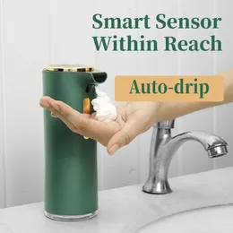 Liquid Soap Dispenser Automatic Foam Dispensers Bathroom Smart USB Charging Hand Washing Machine Touchless Infrared Sensor