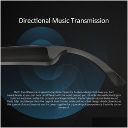 Smart Glasses Top Bluetooth Sunglasses With Open Ear Technology Make Hands Enjoy The Dom Of Wireless Mobile Calls Headphones And Drop Dhria