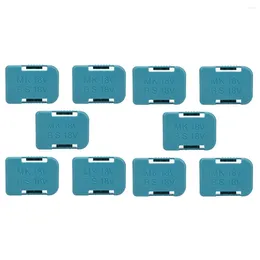 Bowls 10 Pcs For 18V Fixing Devices Battery Storage Rack Holder Case(Blue)