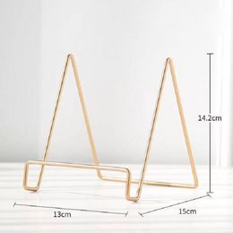 Metal Wire Home Decor Platter Magazine Holder Office Craft Easel Display Picture Frame Plate Stand Organiser Book Shelf Storage