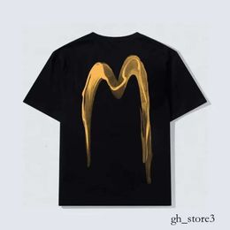 Y2k EV T Shirt Designer M Luxury Mens T Shirt Chest Letter Printed Top Summer M-shaped Brand Tshirt Hip Hop Y2k Edge Street 8137 666