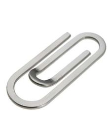 Stainless Steel Metal MultiFunction Men Money Clips Paper Clip Holder Folder Credit Card Portfolio Money Holder Silver Clip7524918